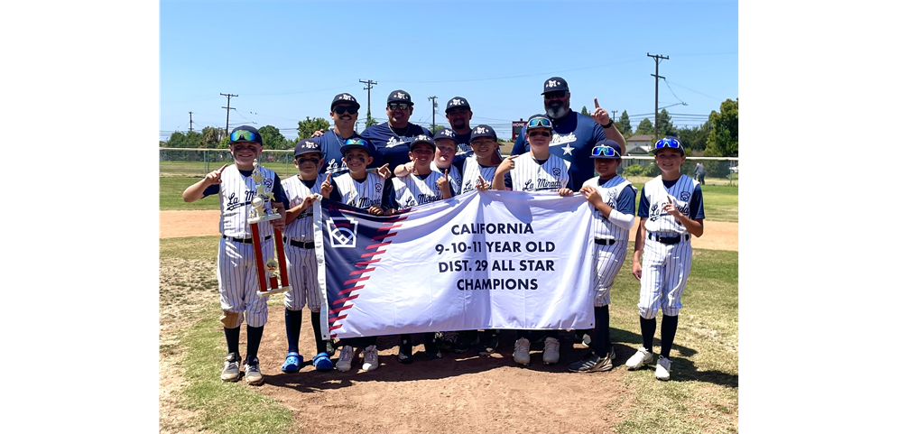 9-10-11 Year Old District 29 Champs!