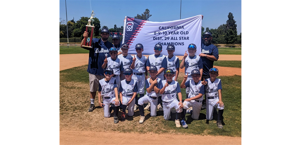 8-9-10 Year Old District 29 Champs!